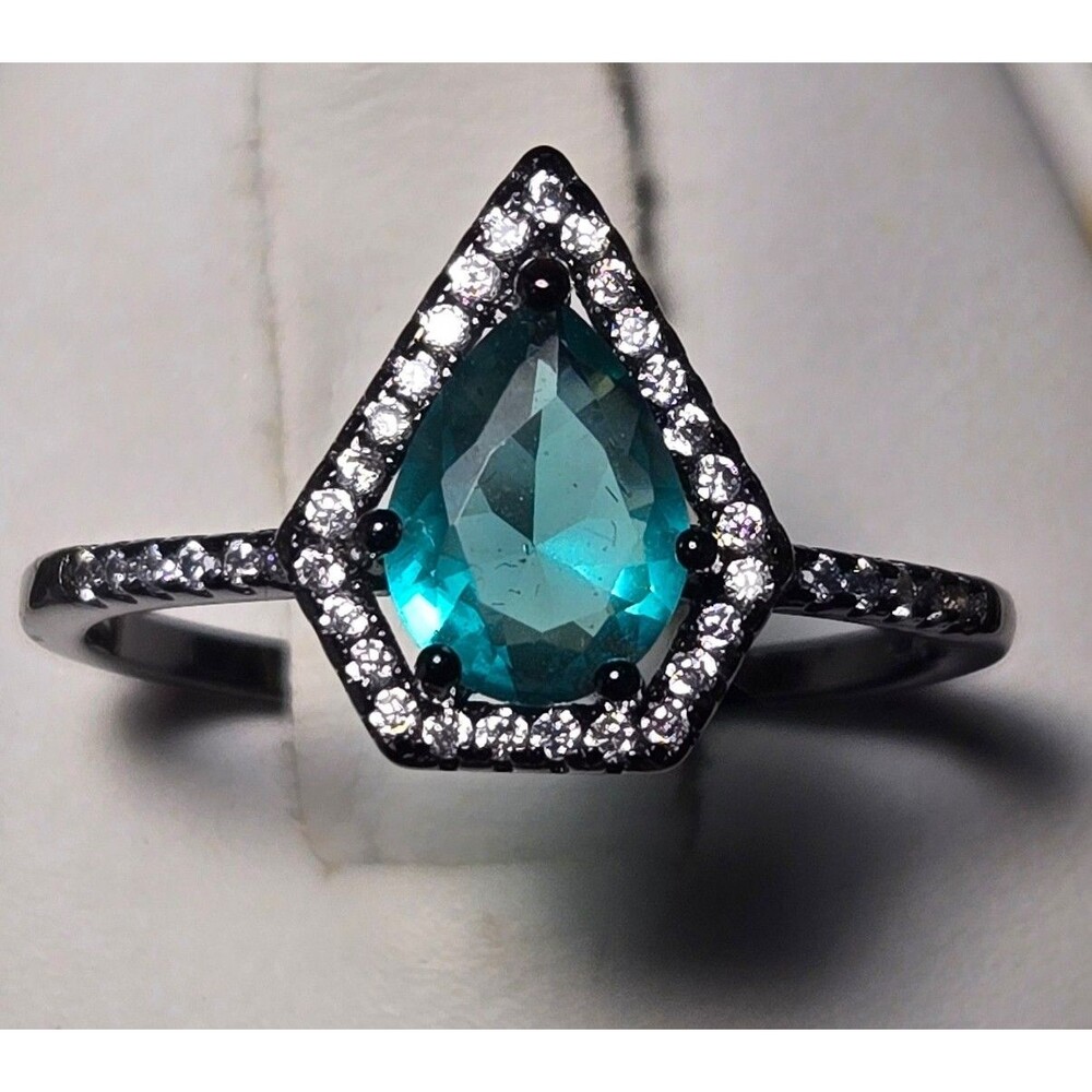 Goth Vintage sterling silver ring sz 8